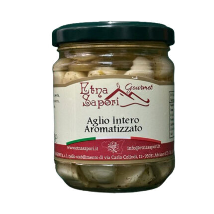 Aglio intero aromatizzato