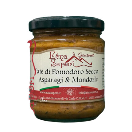 Patè di pomodoro asparagi e mandorle